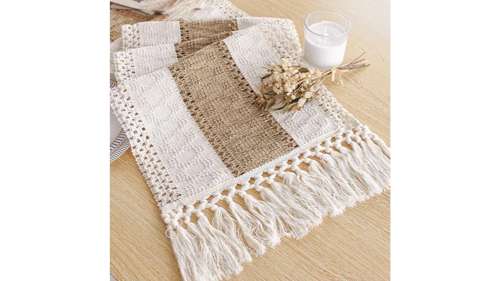 summer boho table runner
