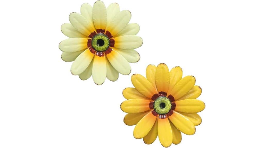 sunflower metal wall decor