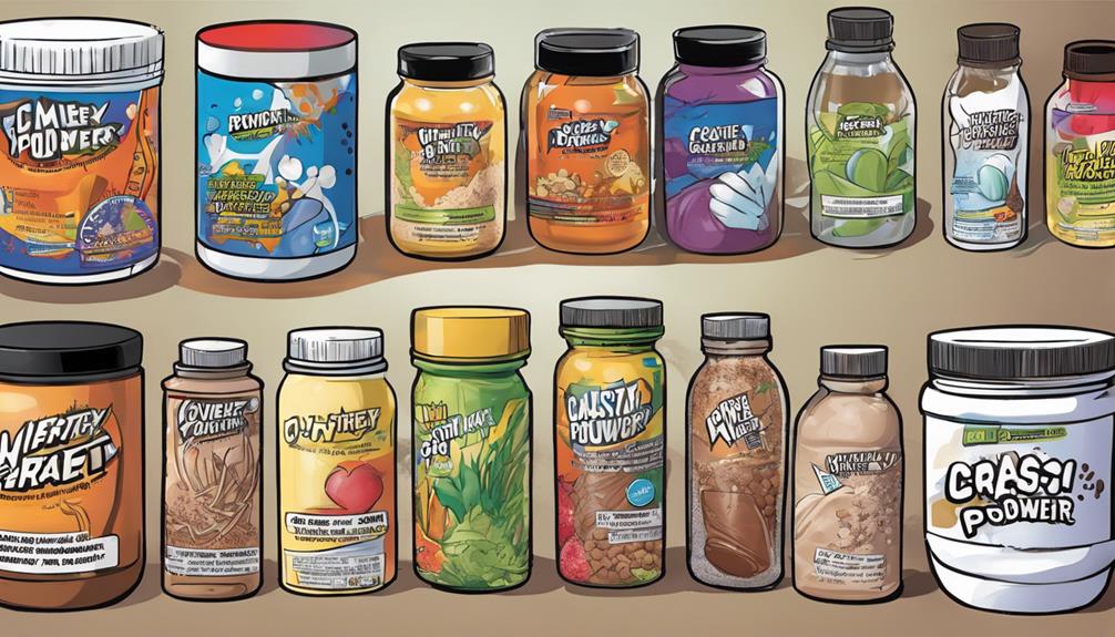 tasting protein powder selection