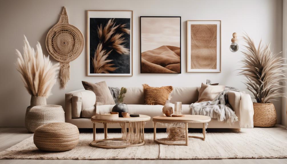 trendy modern boho decor