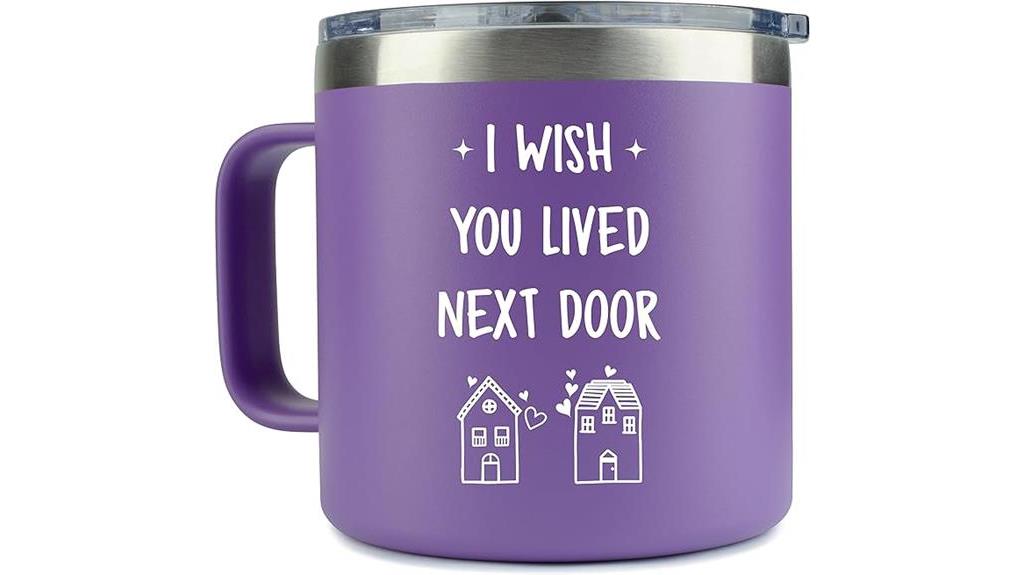unique purple tumbler gift