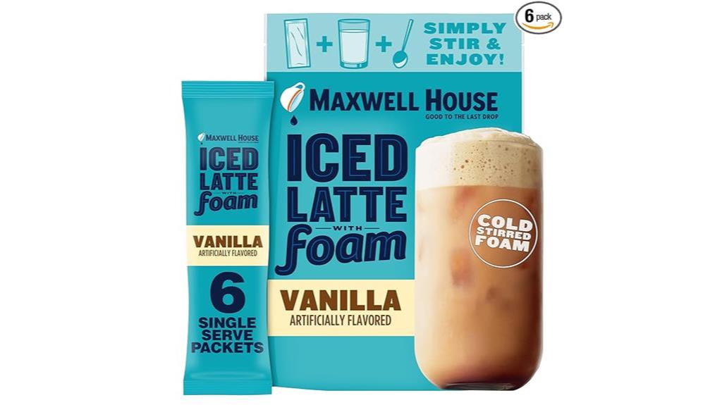 vanilla iced latte mix