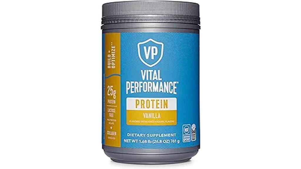 vanilla performance powder supplement