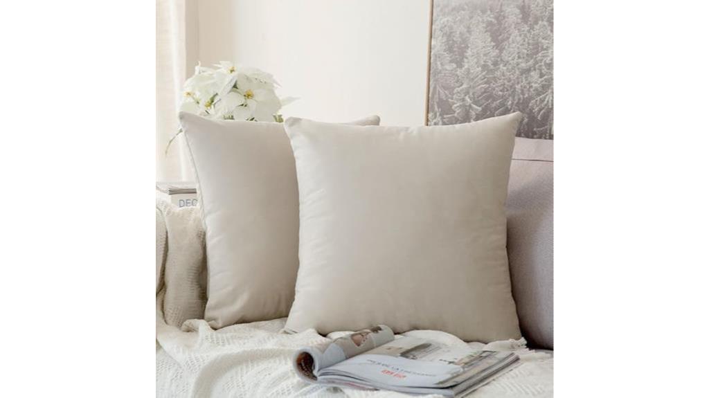 velvet throw pillow covers