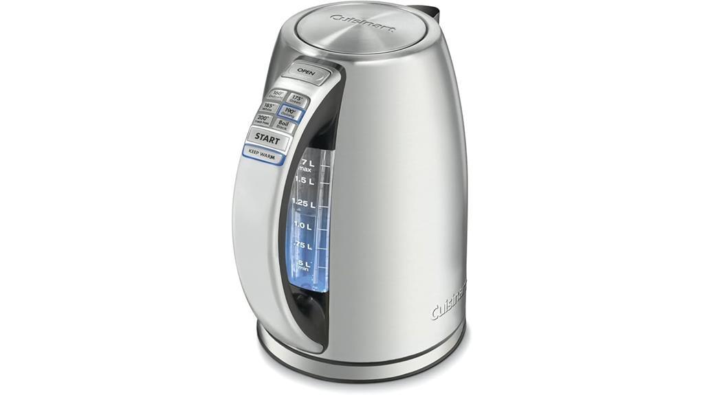 versatile cordless kettle with presets