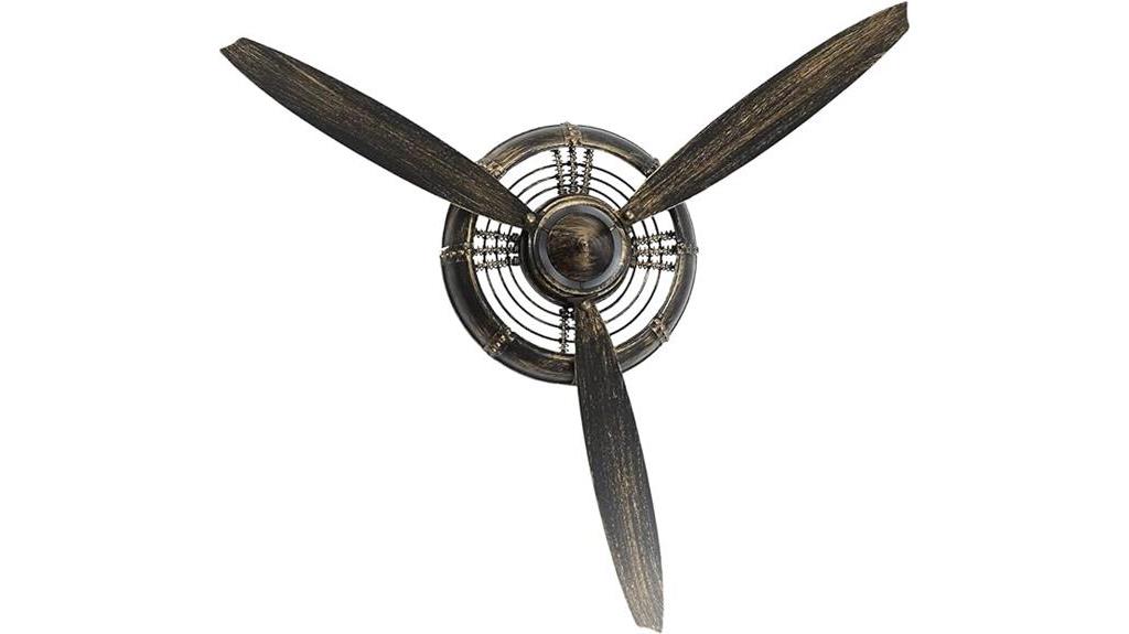 vintage airplane propeller decor