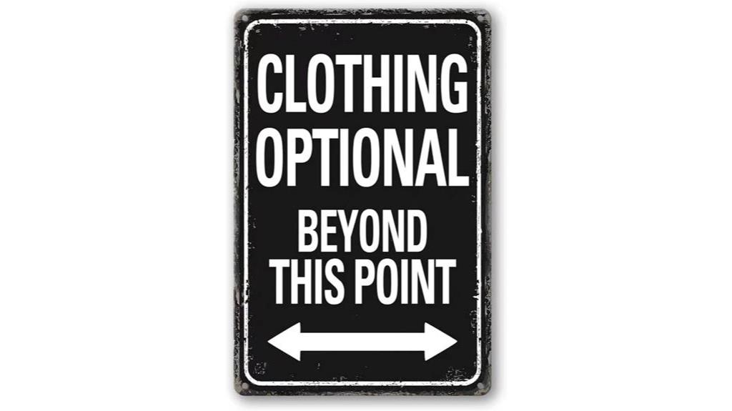 vintage clothing optional sign