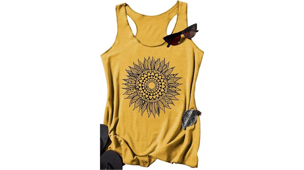 vintage mandala graphic tank