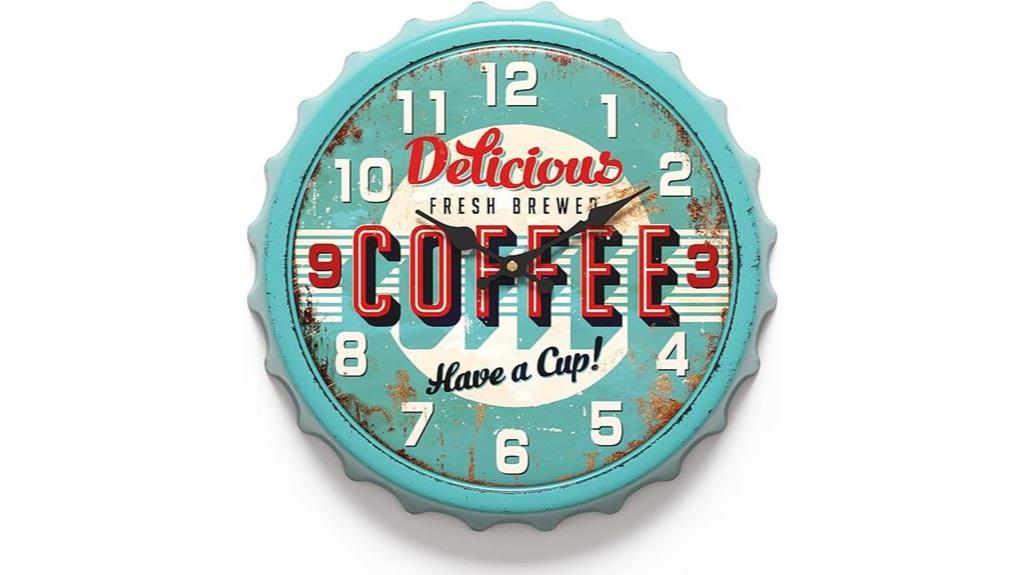 vintage style wall clock