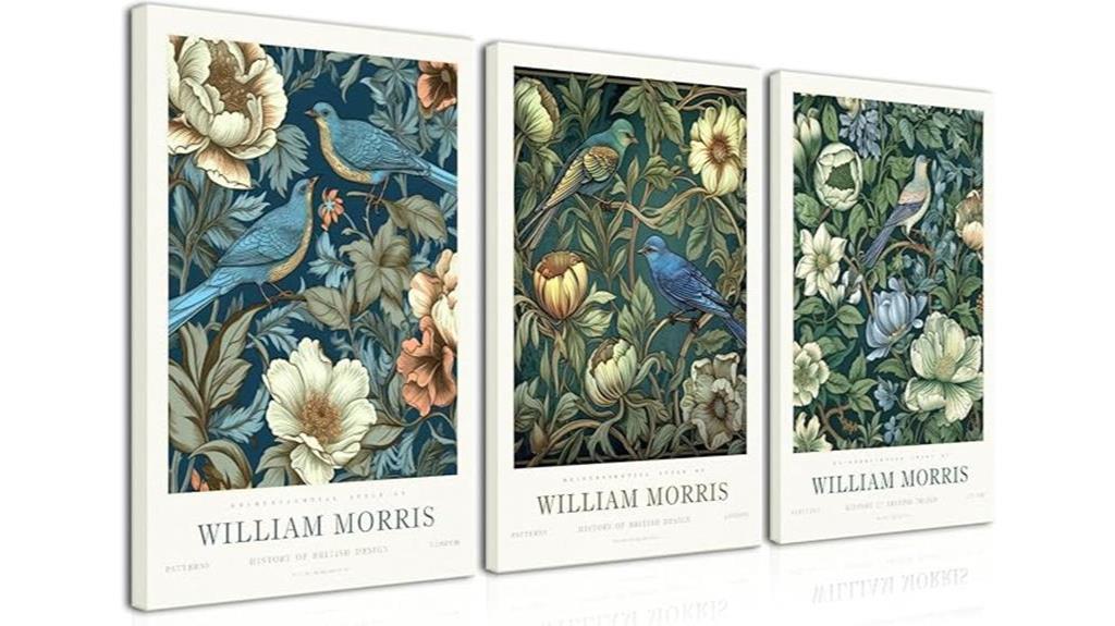 vintage william morris wall art