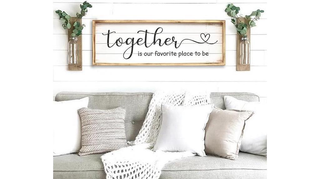 vintage wooden sign decoration