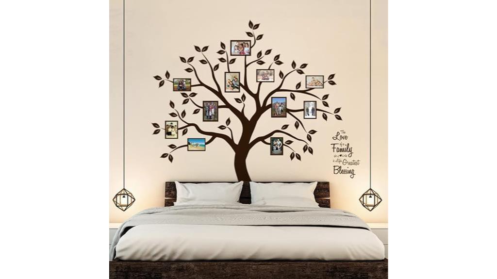 vinyl family tree decor