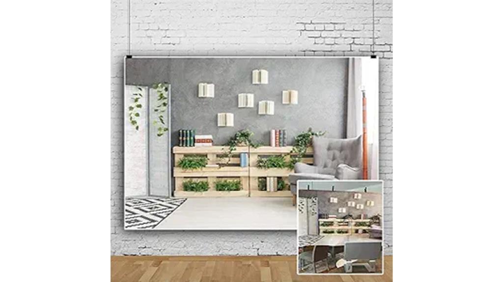 virtual background with plants
