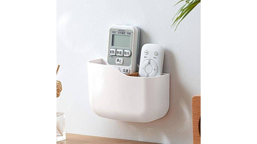 wall mounted remote control holder