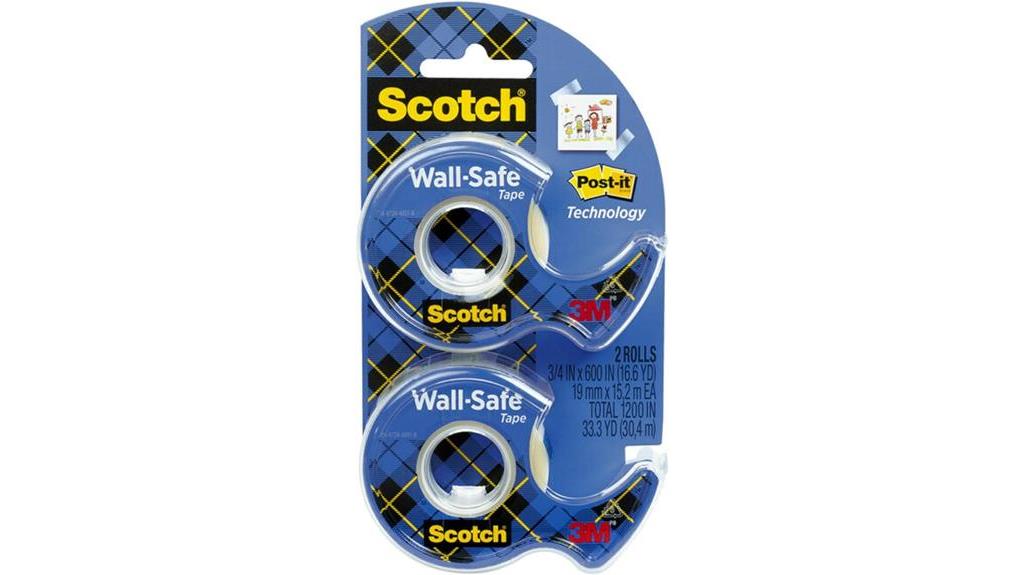 wall safe scotch tape rolls