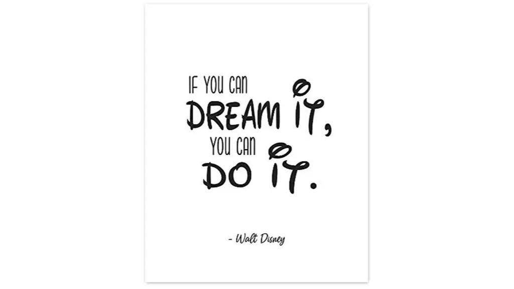 walt disney dream quote