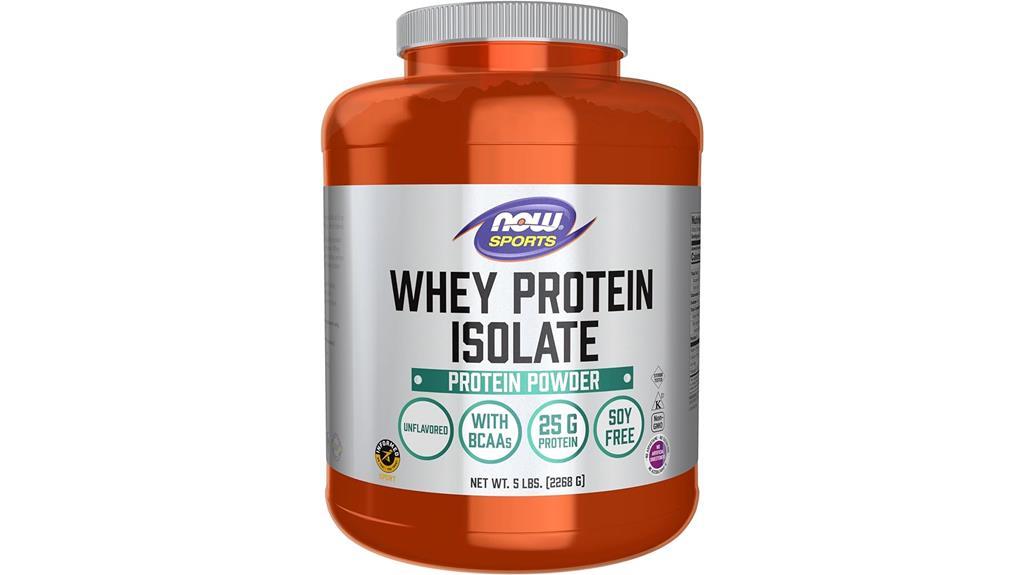 whey protein isolate supplement