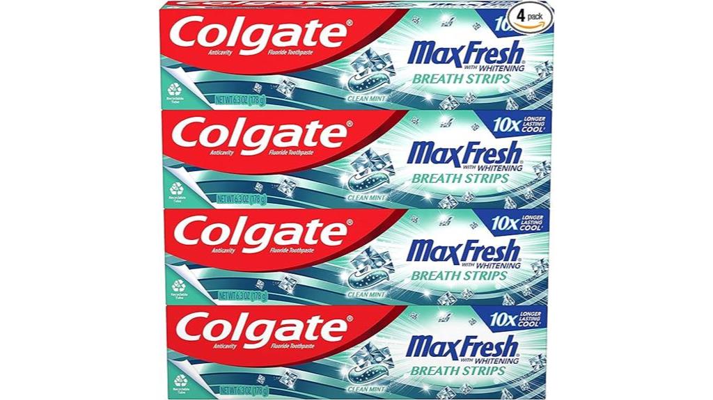 whitening toothpaste pack of 4