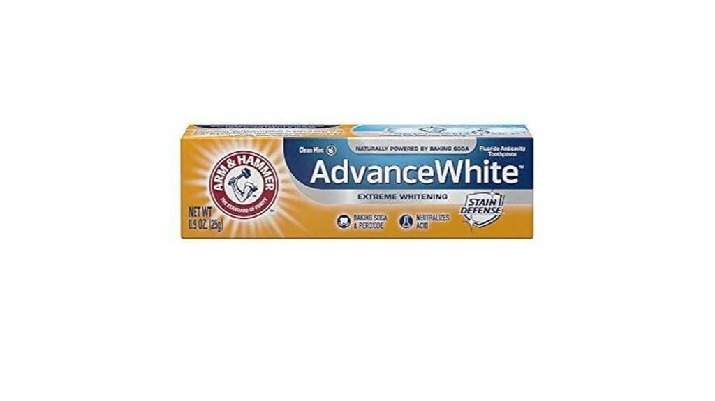 whitening toothpaste with peroxide