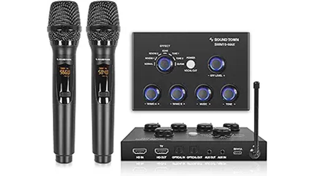 wireless karaoke mixer system