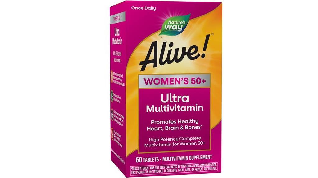 women s 50 multivitamin supplement