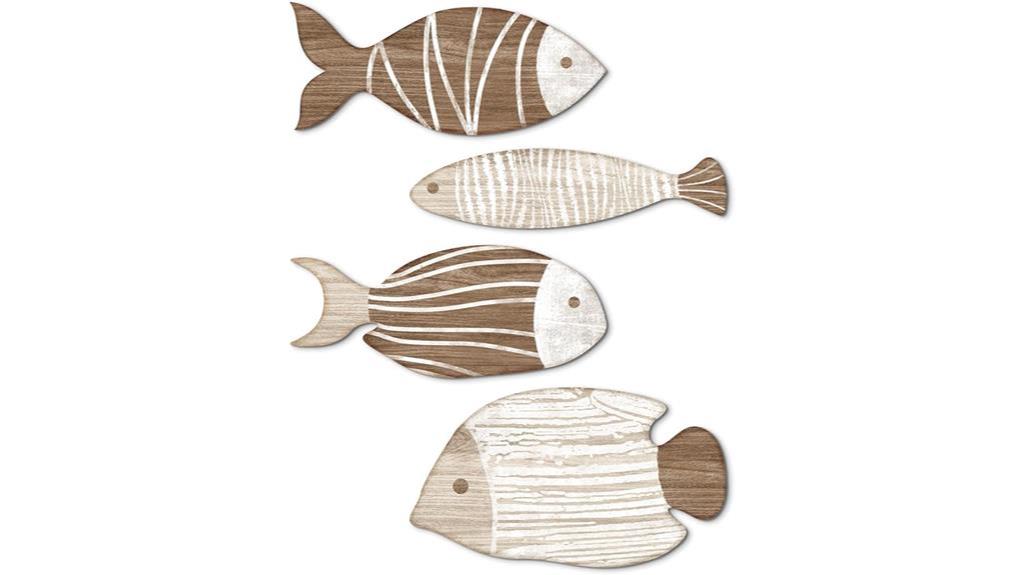 wooden fish wall decor
