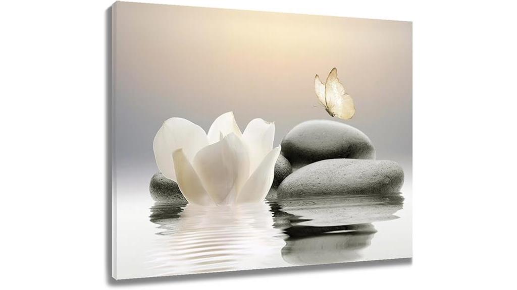 zen stone wall art