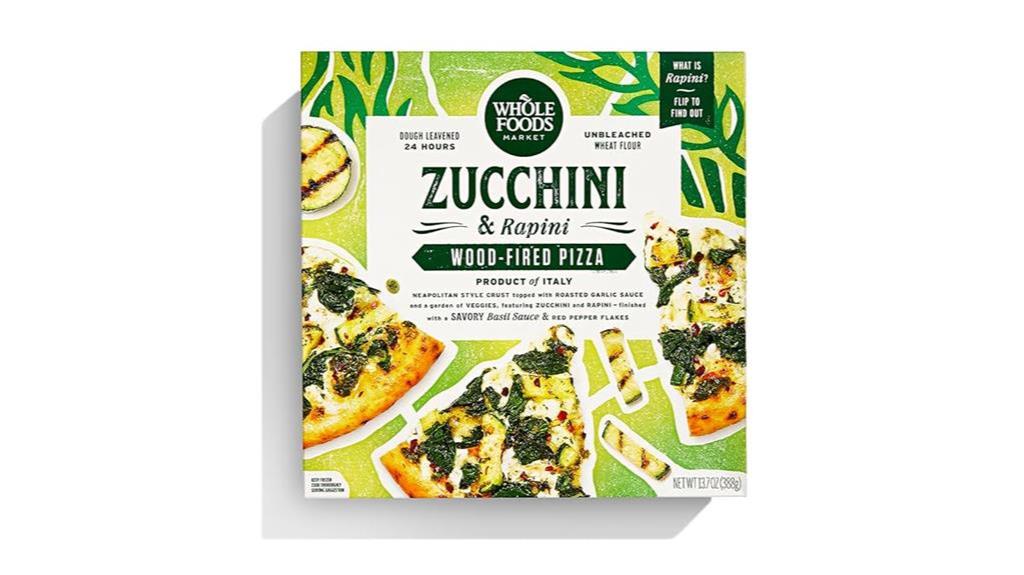 zucchini rapini pizza 13 7oz