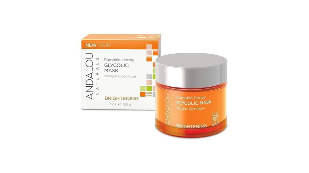 andalou pumpkin honey mask