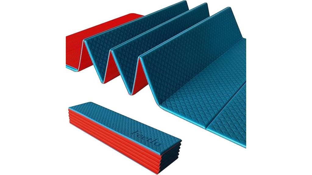 anti slip folding yoga mat
