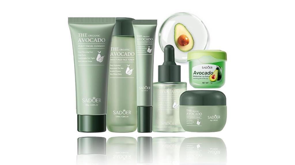 avocado skincare gift set