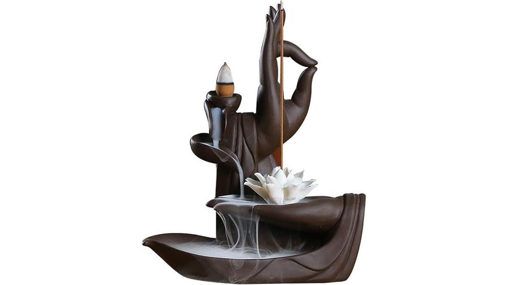 backflow incense burner set