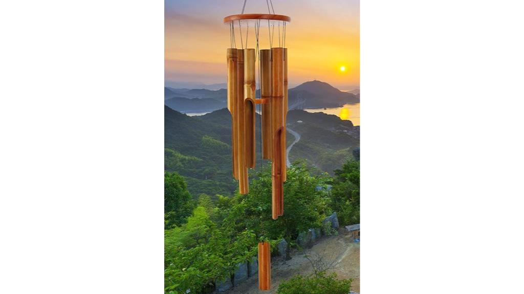 bamboo wind chimes decor