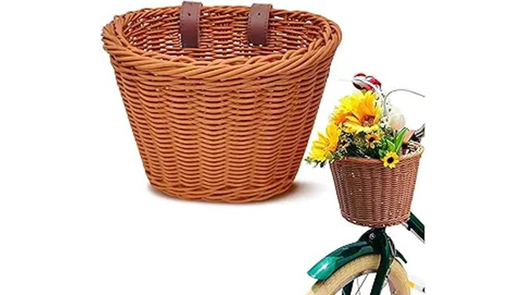 bicycle front handlebar basket