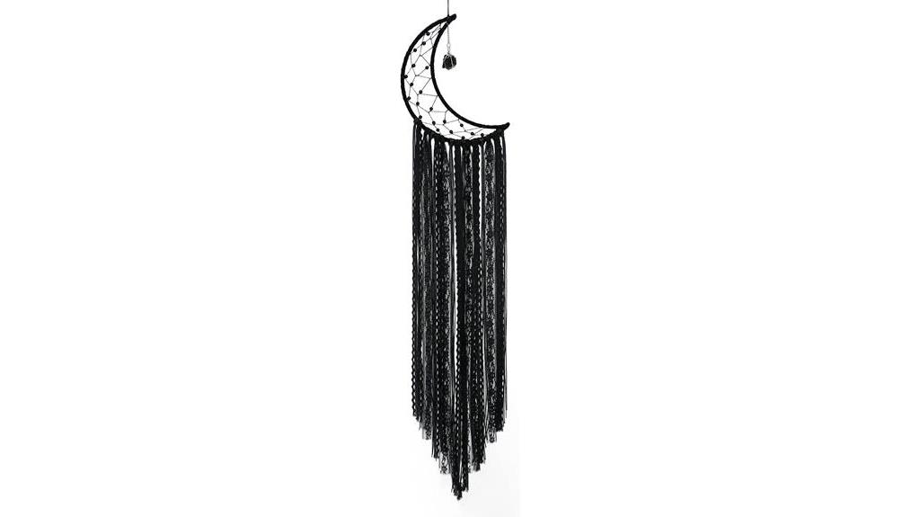 bohemian black moon decor