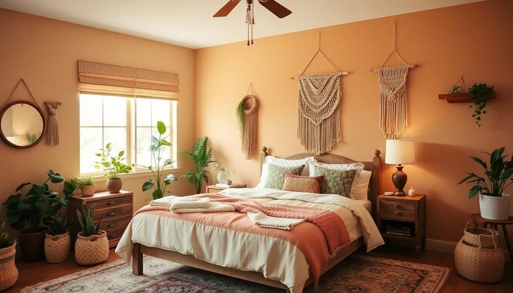 bohemian chic bedroom makeover