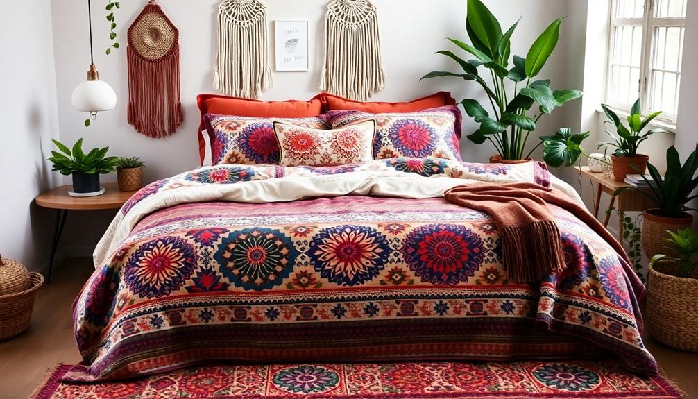 bohemian inspired duvet covers selection