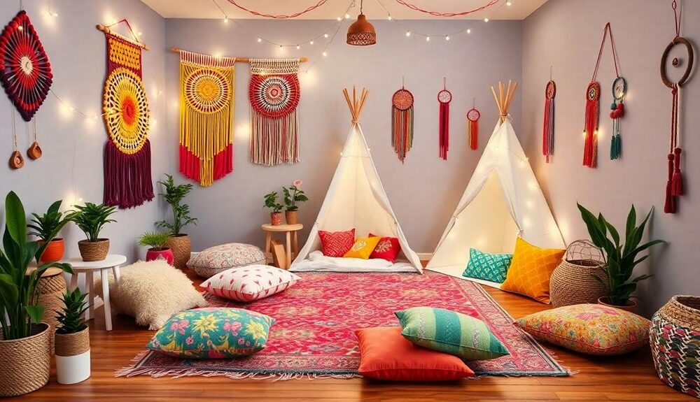 bohemian kids room decor