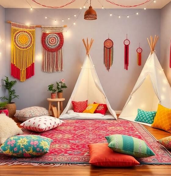 bohemian kids room decor