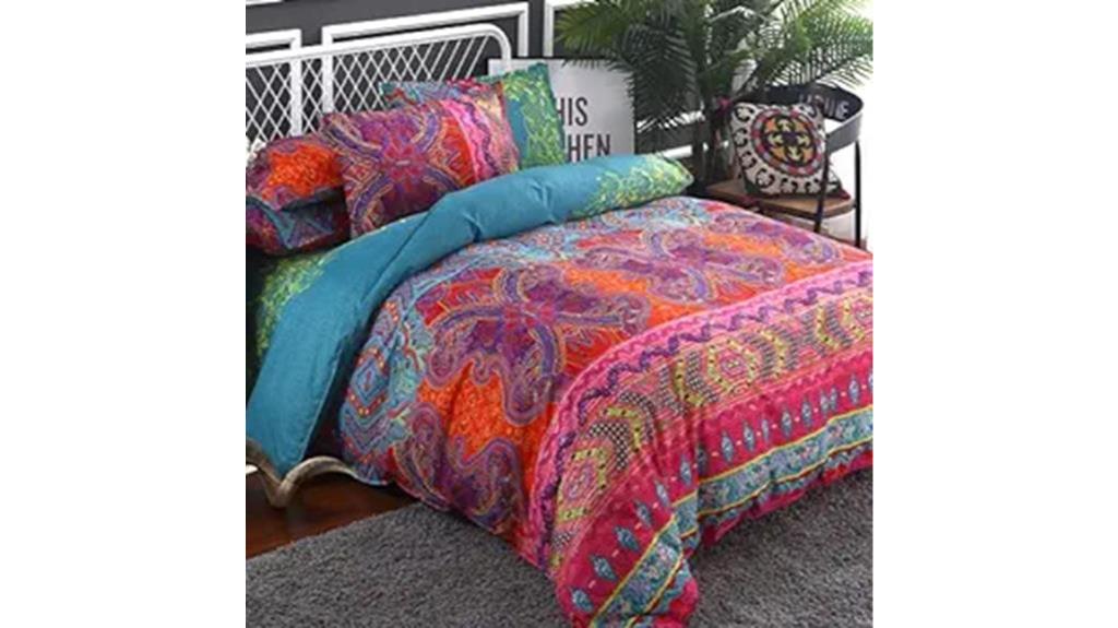 bohemian queen comforter set