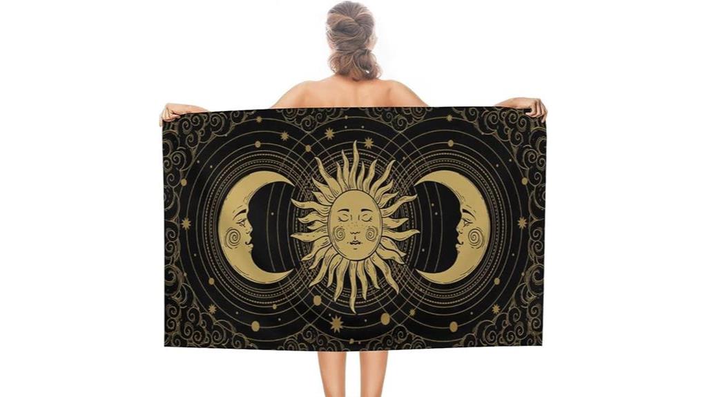 bohemian style oversized towels