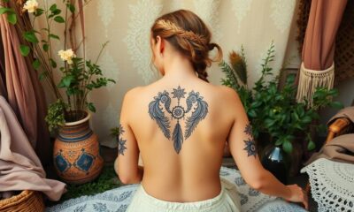 bohemian style tattoo inspiration