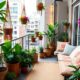 boho balcony garden design