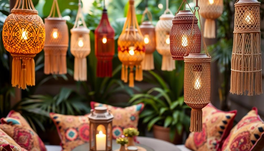 boho chic outdoor lanterns guide