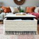 boho chic storage ottomans collection