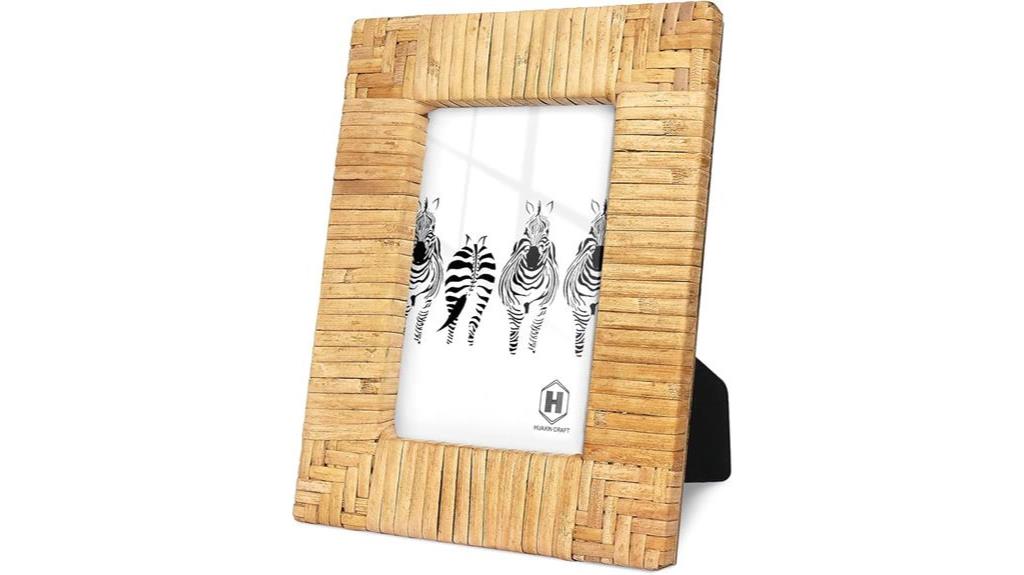 boho coastal picture frame