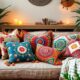 boho decorative pillows selection