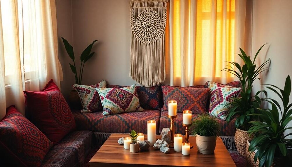 boho home sacred spaces