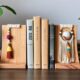 boho inspired bookends for decor