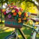 boho inspired cycling bike baskets